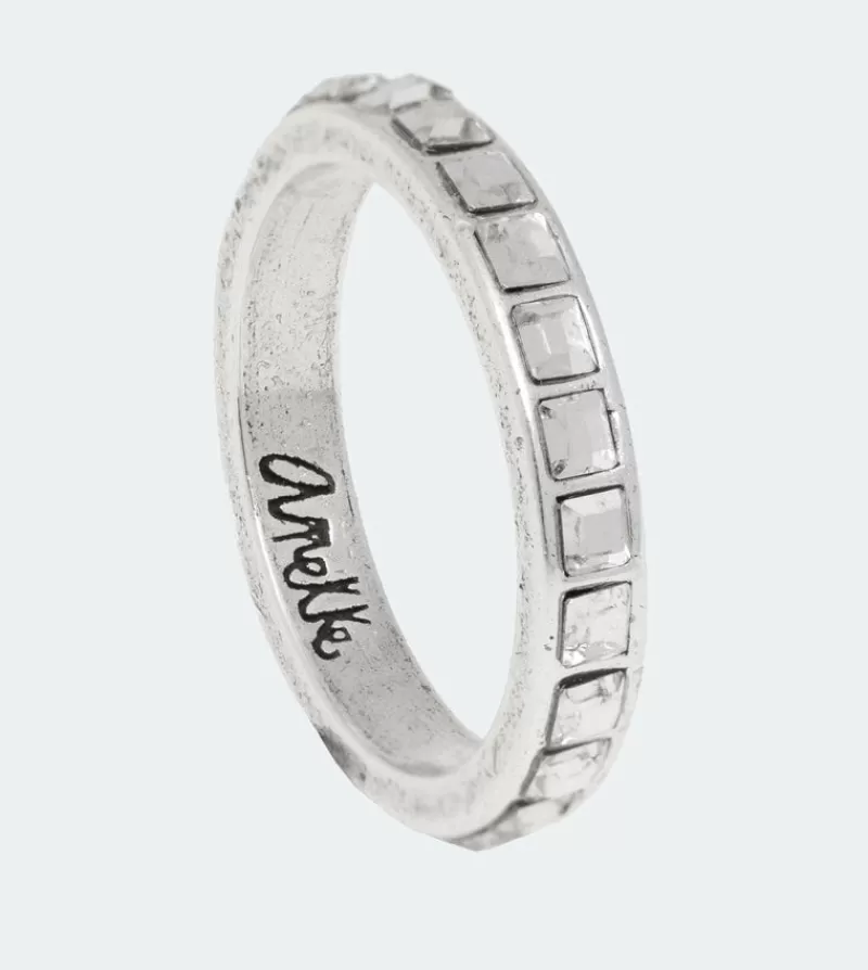 Anekke Joyería | Anillo Plateado Brillante