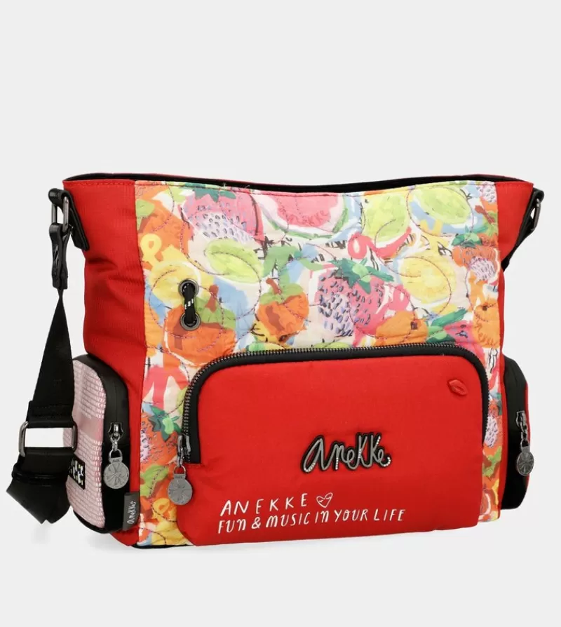 Anekke Bandoleras | Bandolera Roja Con Bolsillos Nature Colors