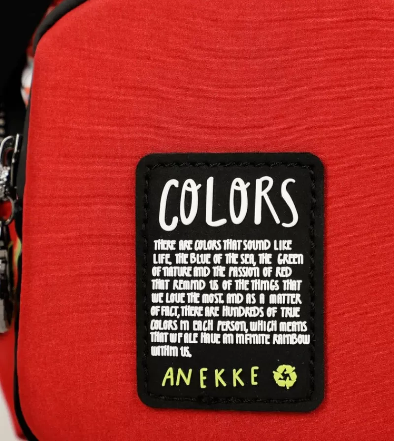 Anekke Bandoleras | Bandolera Roja Con Bolsillos Nature Colors