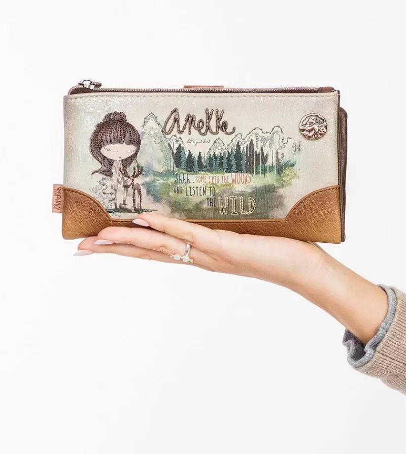 Anekke Carteras Y Monederos | Billetero Con Tarjetero Material Flexible The Forest