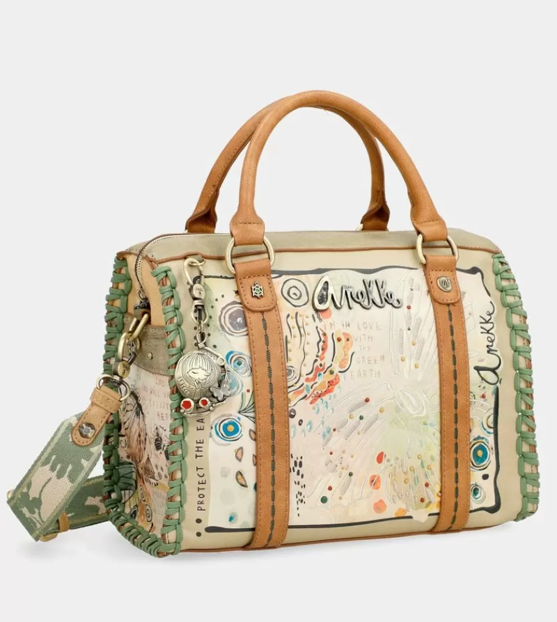 Anekke Bolsos De Mano | Bolso Bowling Con Bandolera Butterfly