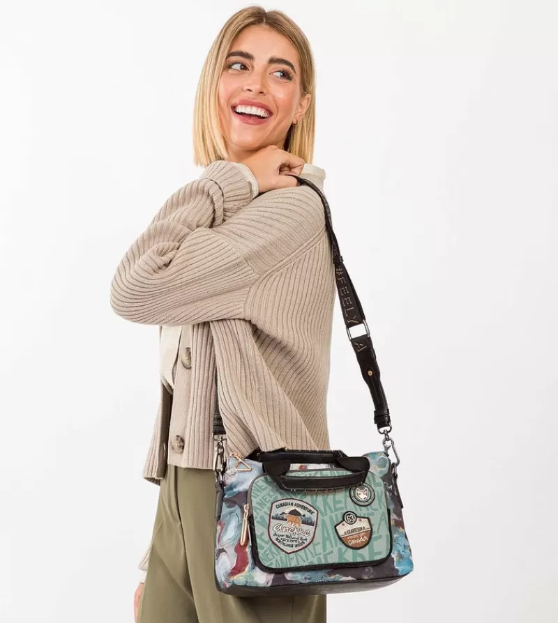 Anekke Bolsos De Mano | Bolso De Asas Con Bolsillo Nature Woods