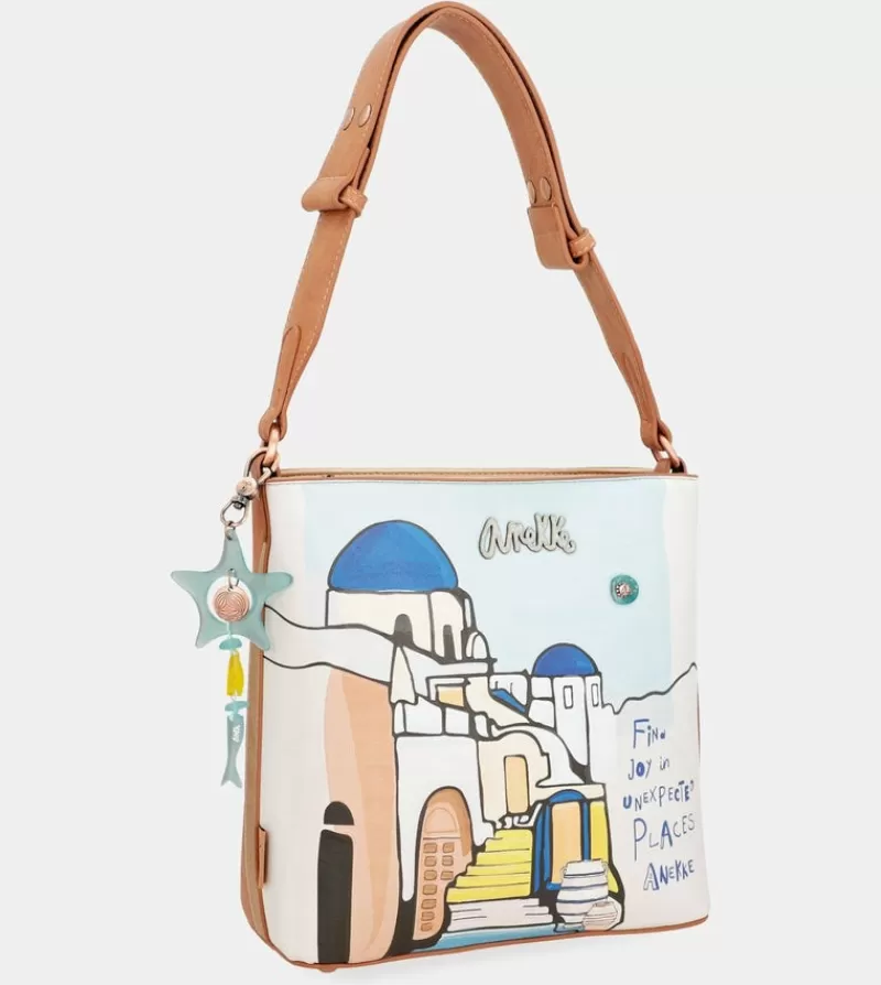 Anekke Tote & Shoppers | Bolso De Hombro Con Bolsillo Trasero Sunrise