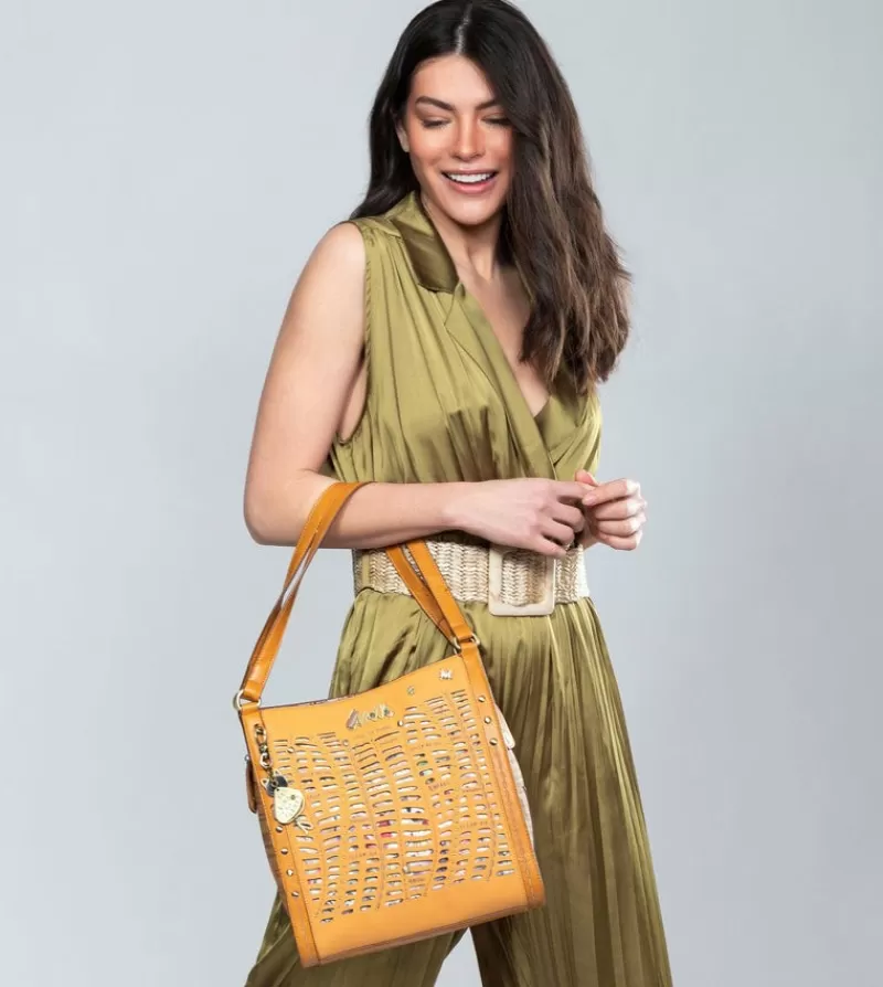 Anekke Tote & Shoppers | Bolso De Hombro Ocre Nature Pachamama