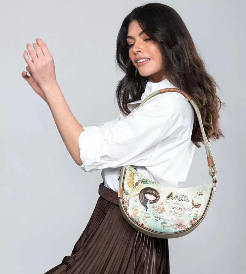 Anekke Bolsos De Fiesta | Bolso De Hombro Ovalado Mas Bandolera Amazonia