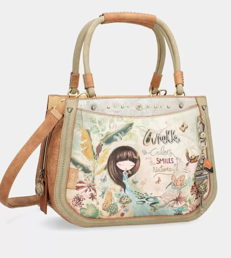 Anekke Bolsos De Mano | Bolso Estilo Bowling Estampado Amazonia