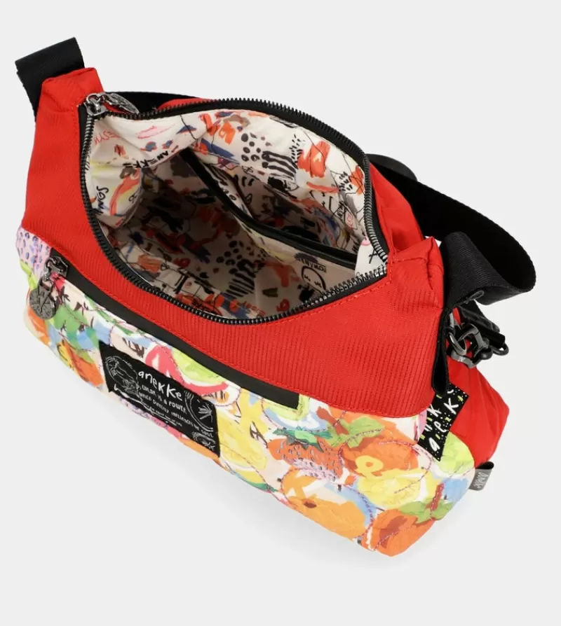 Anekke Bolsos De Hombro | Bolso Hobo Rojo Nature Colors