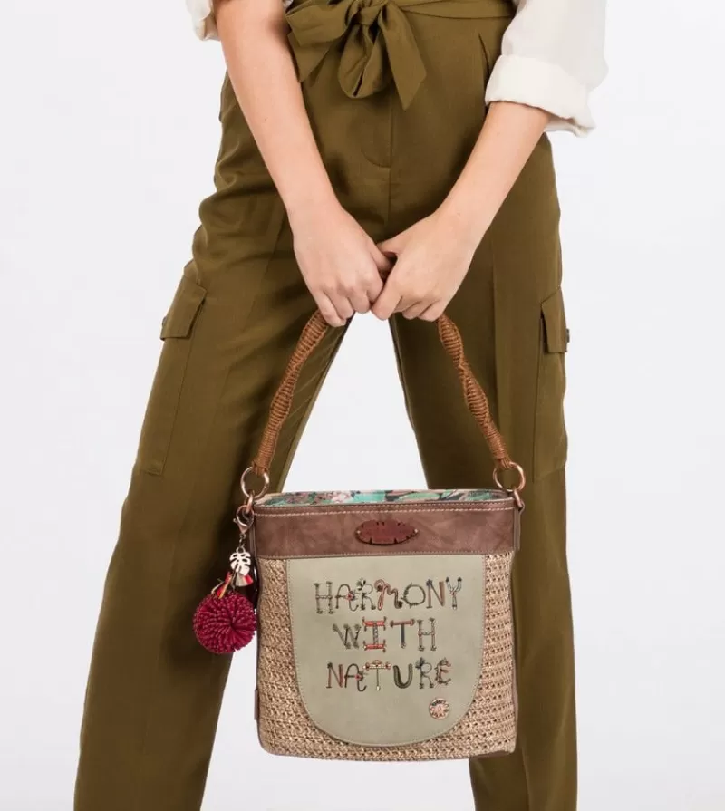 Anekke Tote & Shoppers | Bolso Hombro Rafia Naturaleza