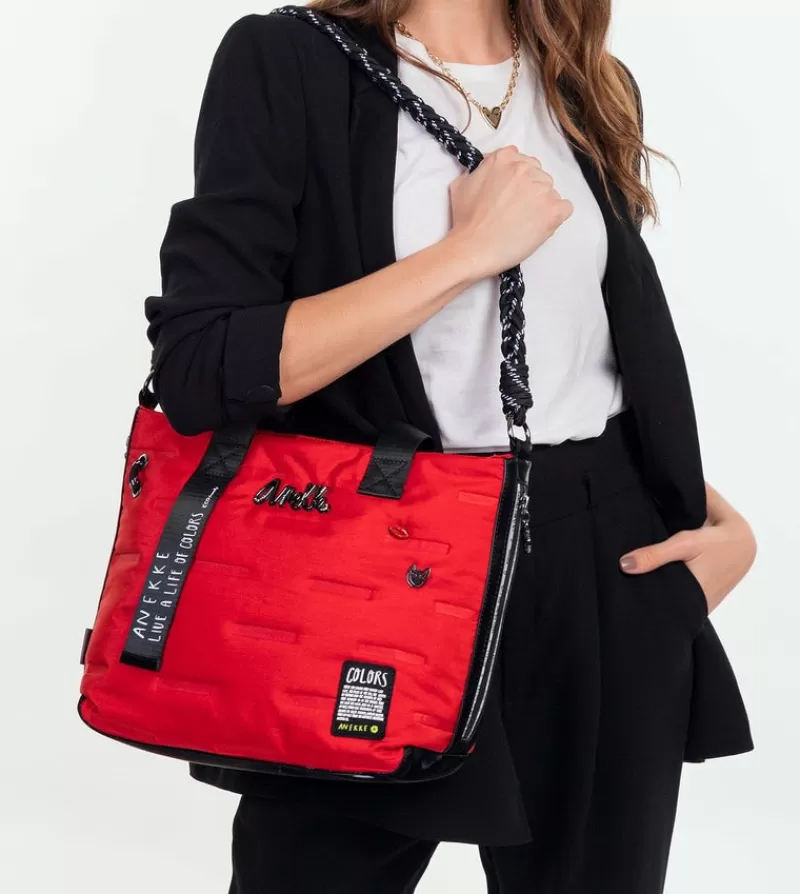 Anekke Tote & Shoppers | Bolso Shopper Rojo Nature Colors