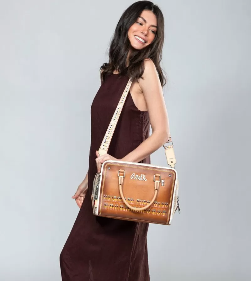 Anekke Bolsos De Mano | Bolso Tipo Doctor Con Bandolera Magic Souls