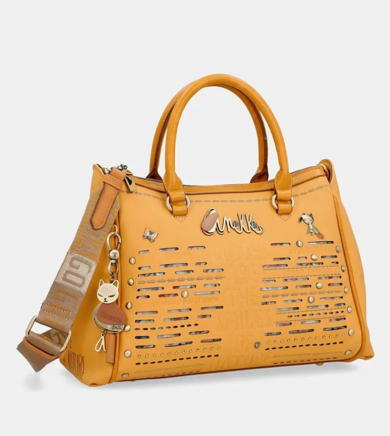 Anekke Tote & Shoppers | Bolso Tipo Doctor Ocre Nature Pachamama