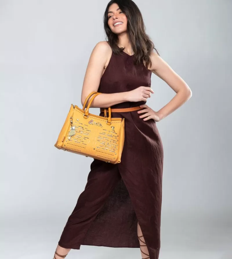 Anekke Tote & Shoppers | Bolso Tipo Doctor Ocre Nature Pachamama