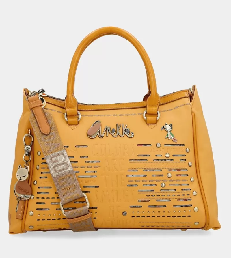 Anekke Tote & Shoppers | Bolso Tipo Doctor Ocre Nature Pachamama
