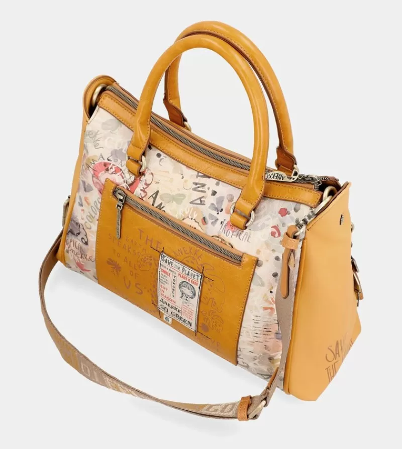 Anekke Tote & Shoppers | Bolso Tipo Doctor Ocre Nature Pachamama