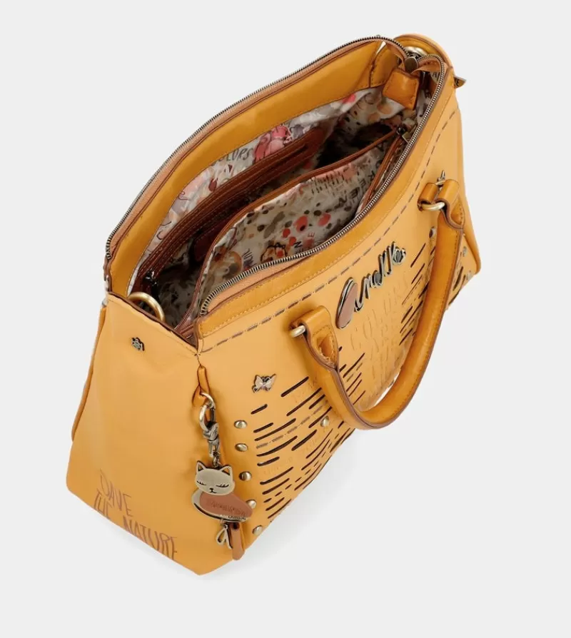 Anekke Tote & Shoppers | Bolso Tipo Doctor Ocre Nature Pachamama