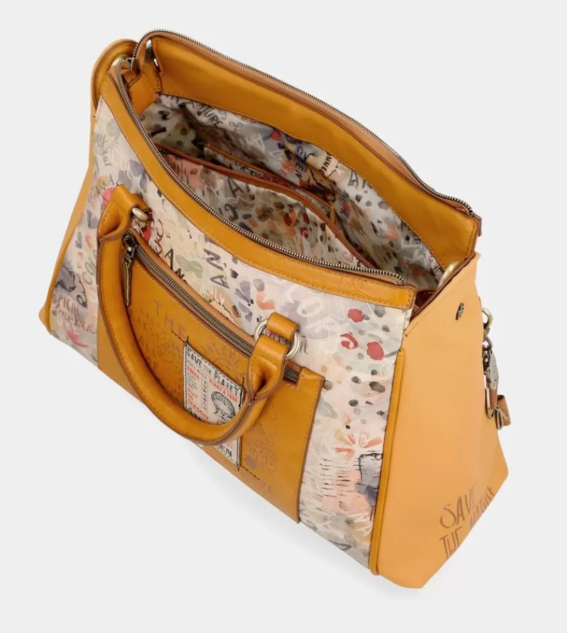 Anekke Tote & Shoppers | Bolso Tipo Doctor Ocre Nature Pachamama
