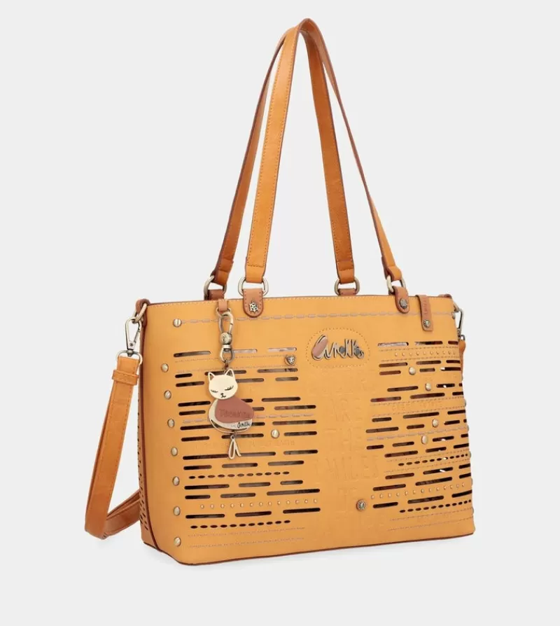 Anekke Tote & Shoppers | Bolso Tote Grande Ocre Nature Pachamama