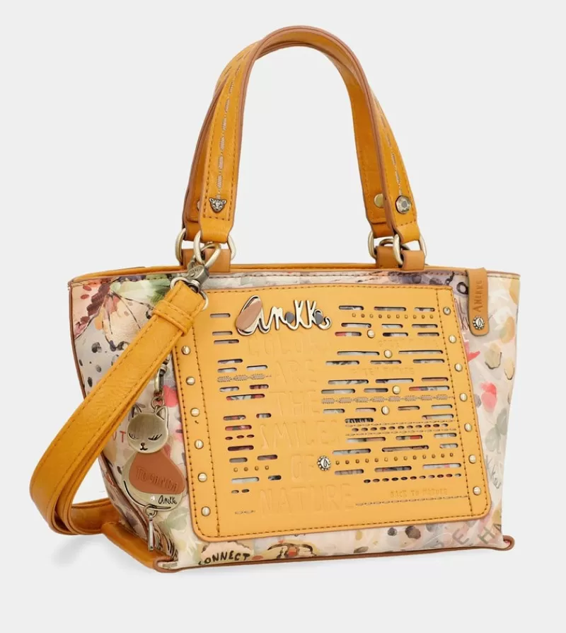 Anekke Bolsos De Mano | Bolso Tote Ocre Nature Pachamama