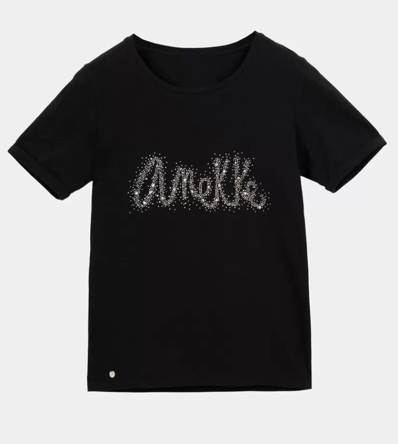 Anekke Camisetas | Camiseta Negra