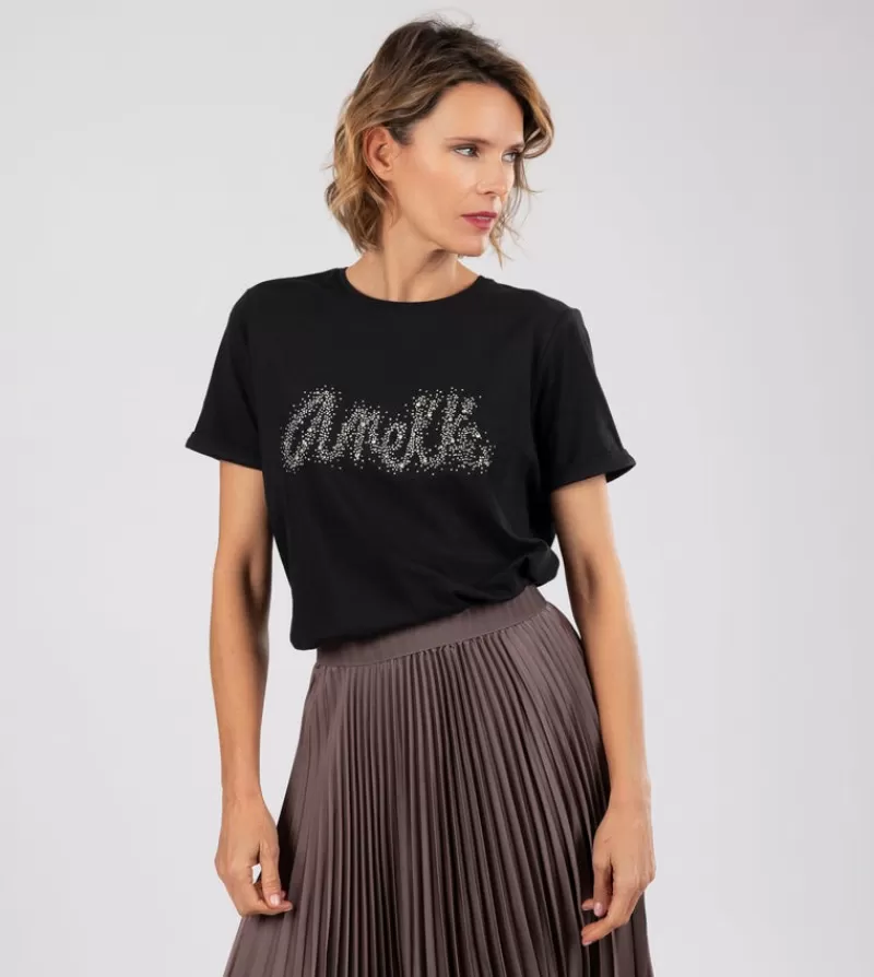 Anekke Camisetas | Camiseta Negra