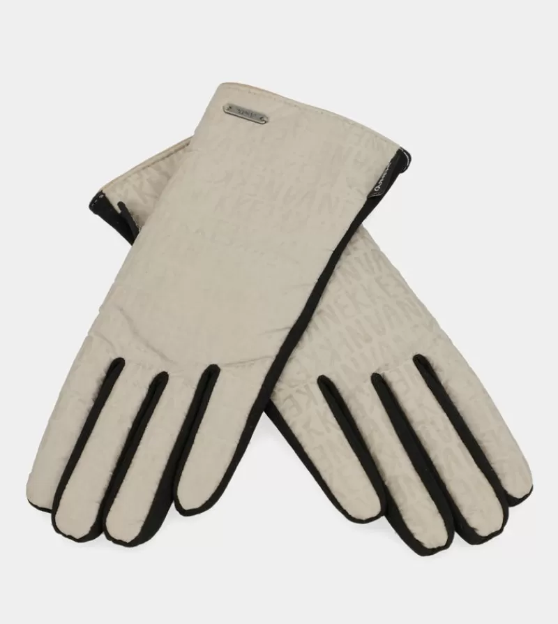 Anekke Guantes | Guantes Negros Y Beige Contemporary