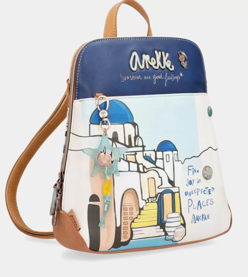 Anekke Mochilas Y Sacos | Mochila Con Bolsillo Frontal Sunrise