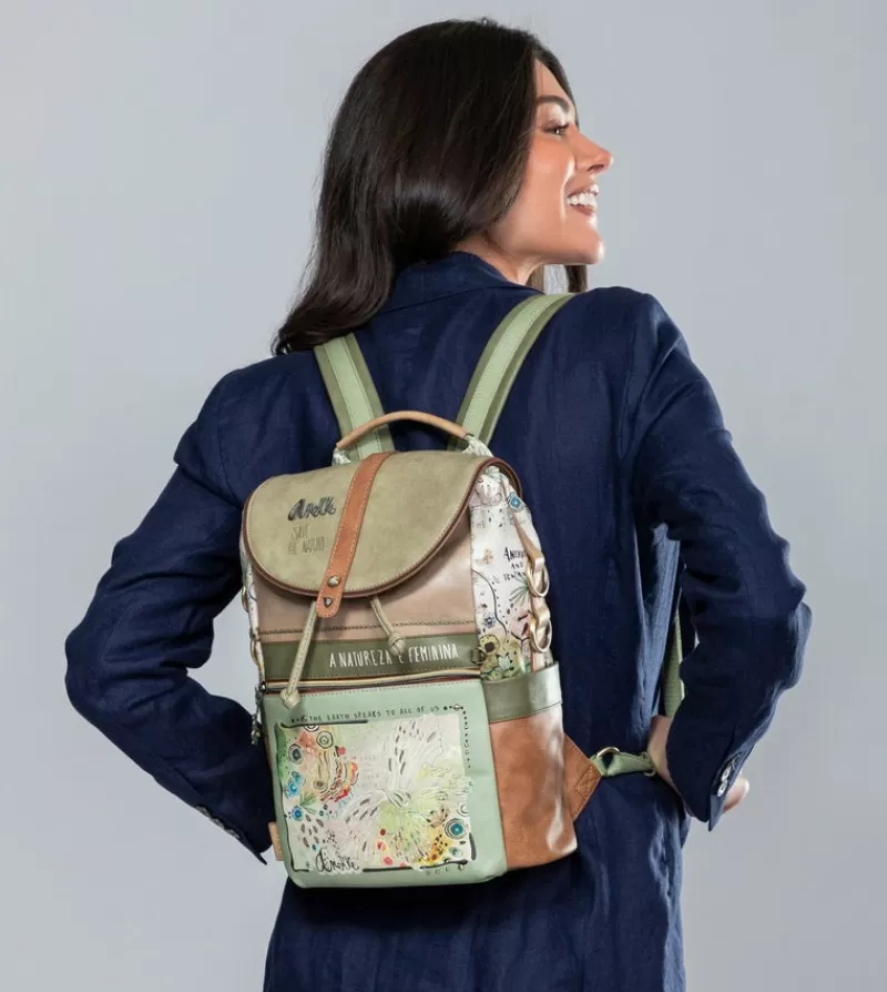 Anekke Mochilas Y Sacos | Mochila Con Solapa Butterfly