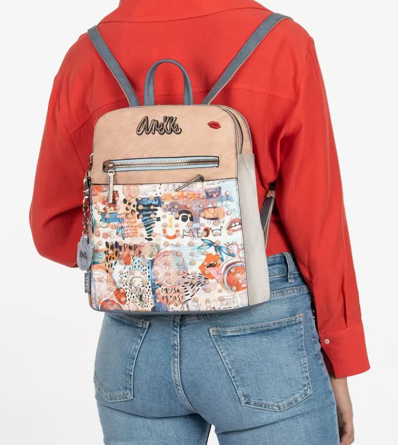 Anekke Mochilas Y Sacos | Mochila Doble Compartimento Fancy