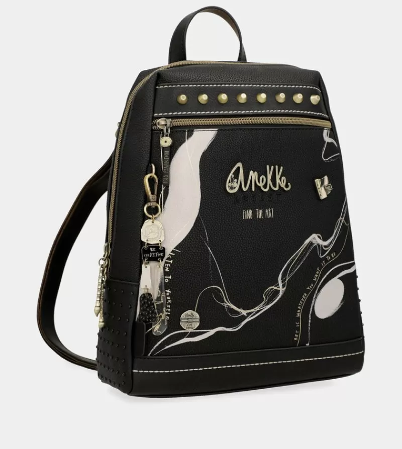 Anekke Mochilas Y Sacos | Mochila Grande Negra Nature Shodo