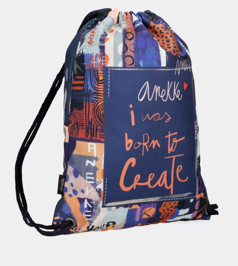 Anekke Mochilas Y Sacos | Mochila Saco De Tela Contemporary