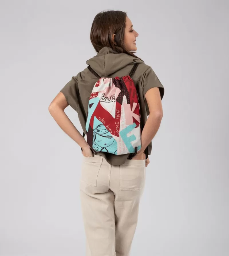 Anekke Mochilas Y Sacos | Mochila Saco Tela Fashion