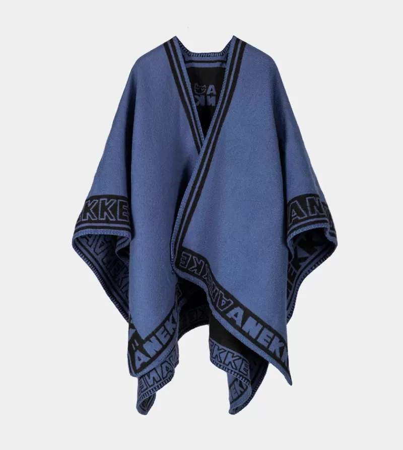 Anekke Ponchos | Poncho Azul Marino Shodo