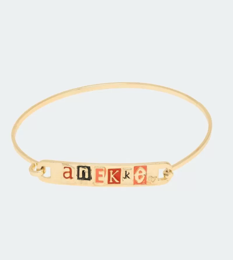 Anekke Joyería | Pulsera Logo Dorada