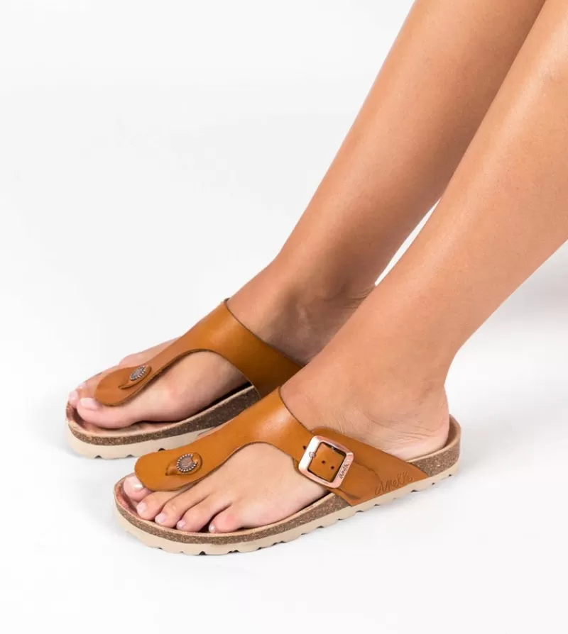 Anekke Zapatos | Sandalias Bio De Mujer Tostado Amazonia