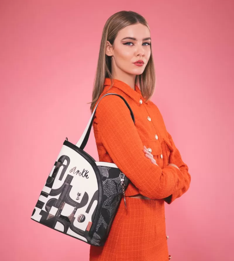 Anekke Bolsos De Hombro | Tote Con Bandolera Nature Sixties