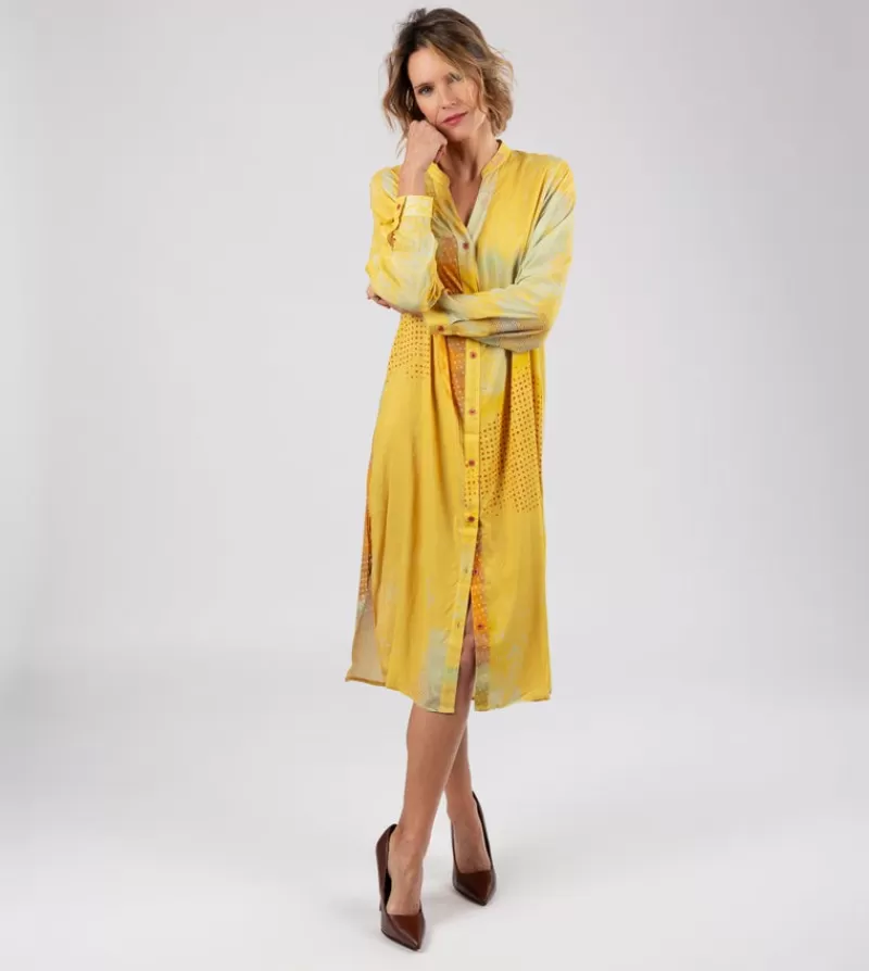 Anekke Vestidos | Vestido Camisero Amarillo